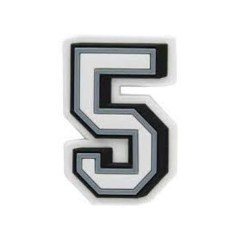 CROCS JIBBITZ "5" szám papucs kiegészítő