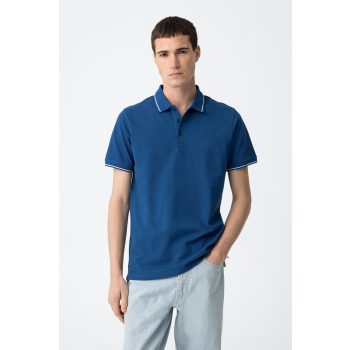 TIFFOSI JEREMY blue Férfi Galléros póló 