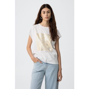 TIFFOSI MADRID 18 white-gold Női póló