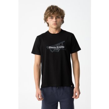 TIFFOSI ROCKY black Fiú póló