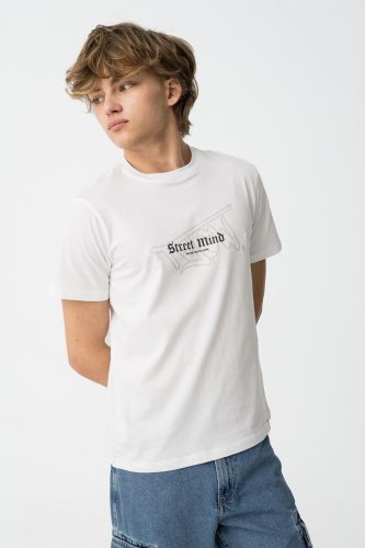 TIFFOSI ROCKY white Fiú póló