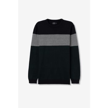 TIFFOSI Jason Luminary Green Férfi kötött pulóver