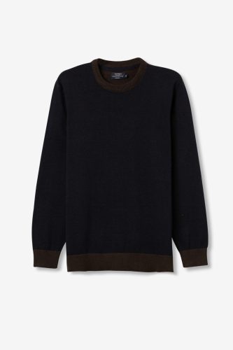 TIFFOSI TADEU Dark Navy Férfi kötött pulóver