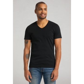 MUSTANG ARON V BASIC fekete Férfi póló 