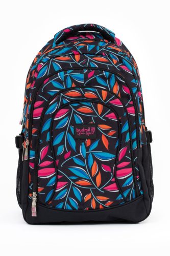 BUDMIL LYNSEY fekete-színes-mintás Hátizsák 