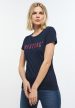 MUSTANG ALINA C LOGO TEE navy Női póló