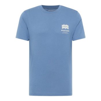 MUSTANG ALEX C PRINT kék Férfi póló