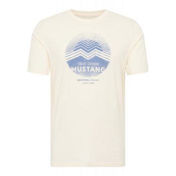 MUSTANG ALEX C PRINT vajszín Férfi póló 