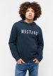 MUSTANG BRONSON navy Férfi kapucnis pulóver