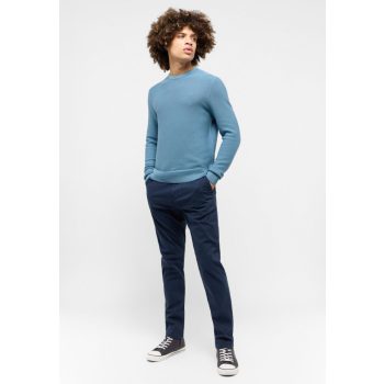 MUSTANG ELLIOT light blue Férfi kötött pulóver