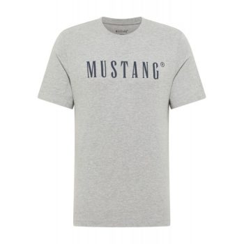 MUSTANG AUSTIN grey melange Férfi póló