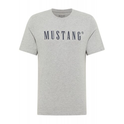 MUSTANG AUSTIN grey melange Férfi póló