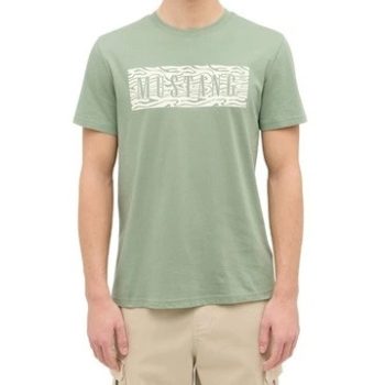 MUSTANG AUSTIN khaki Férfi póló