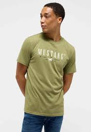 MUSTANG AUSTIN green Férfi póló