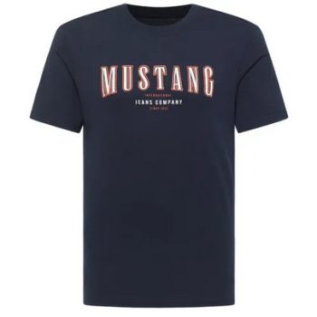 MUSTANG AUSTIN navy Férfi póló