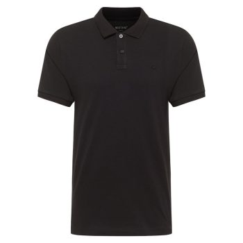 MUSTANG PIERRE black Férfi galléros póló