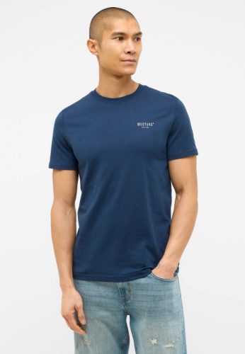 MUSTANG AUSTIN navy Férfi póló
