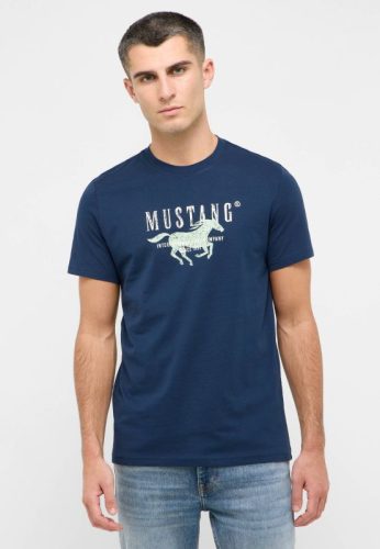 MUSTANG AUSTIN navy Férfi póló