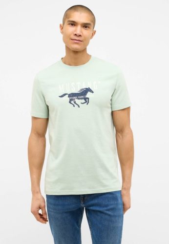 MUSTANG AUSTIN green Férfi póló