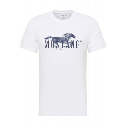 MUSTANG AUSTIN white Férfi póló