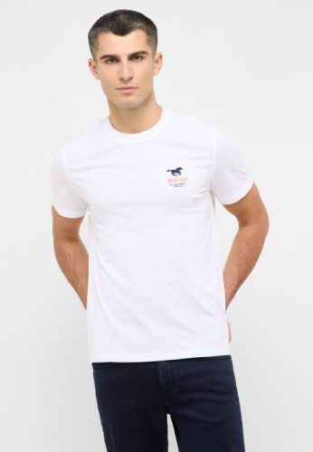 MUSTANG AUSTIN white Férfi póló