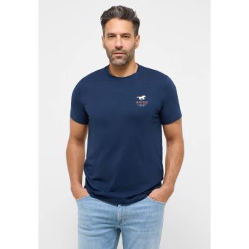 MUSTANG AUSTIN navy Férfi póló
