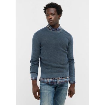 MUSTANG ELLIOT navy Férfi kötött pulóver