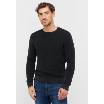 MUSTANG ELLIOT black Férfi kötött pulóver