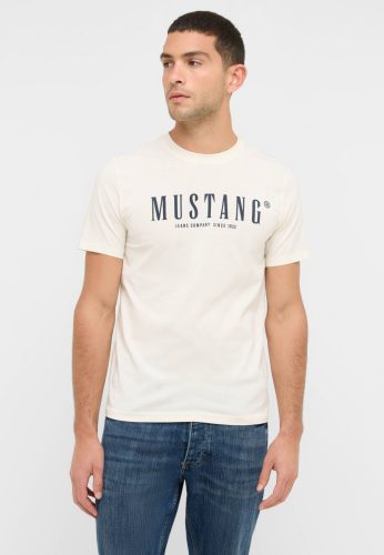 MUSTANG AUSTIN white Férfi póló