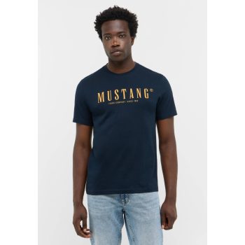 MUSTANG AUSTIN navy Férfi póló