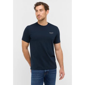 MUSTANG AUSTIN navy Férfi póló