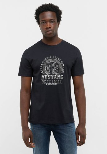 MUSTANG AUSTIN navy Férfi póló