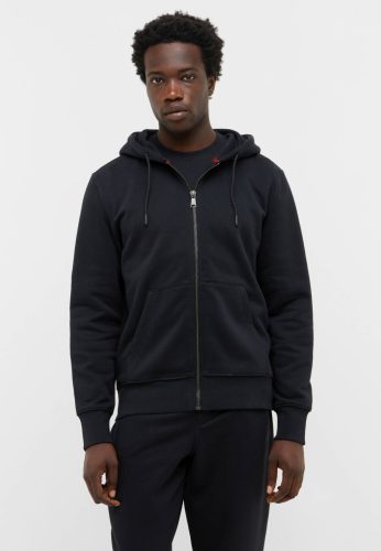 MUSTANG BRIGHTON black Férfi cipzáros pulóver