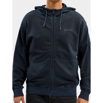 MUSTANG BRIGHTON navy Férfi cipzáros pulóver