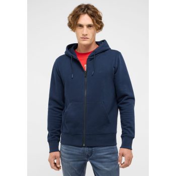 MUSTANG BRIGHTON sötétkék Férfi czipzáros pulóver