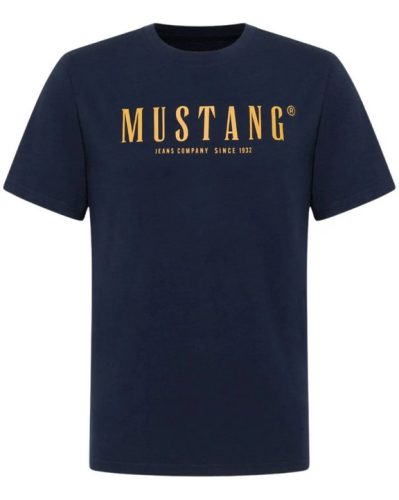 MUSTANG AUSTIN navy Férfi póló