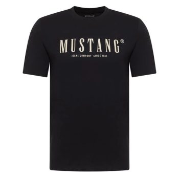 MUSTANG AUSTIN black Férfi póló