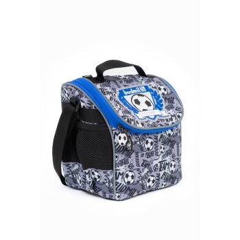 BUDMIL SNACK szürke-mintás UZSONNÁS TÁSKA 