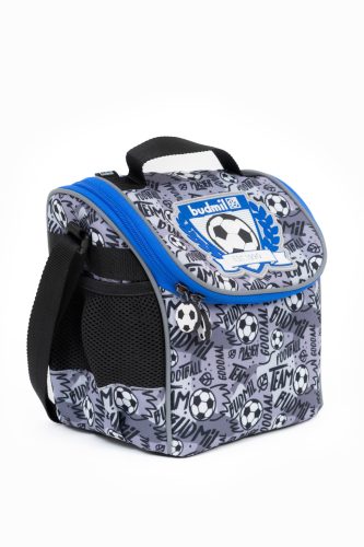 BUDMIL SNACK szürke-mintás UZSONNÁS TÁSKA 