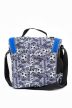 BUDMIL SNACK szürke-mintás UZSONNÁS TÁSKA 