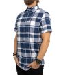 WRANGLER SS 1PKT SHIRT blue Férfi Ing