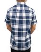WRANGLER SS 1PKT SHIRT blue Férfi Ing