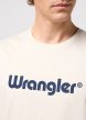 WRANGLER LOGO TEE white Férfi póló