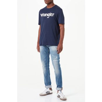 WRANGLER LOGO TEE navy Férfi póló