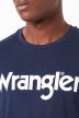 WRANGLER LOGO TEE navy Férfi póló