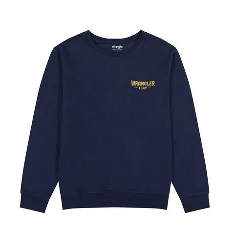 WRANGLER CASEY JONES SWEATSHIRT navy Férfi pulóver 