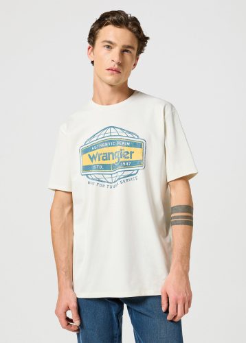 WRANGLER AMERICANA TEE FADED whit Férfi póló