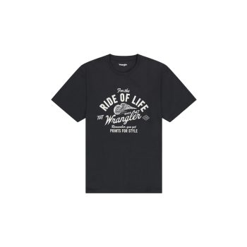 WRANGLER AMERICANA TEE black Férfi póló