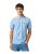 WRANGLER REFINED POLO SHIRT blue Férfi galléros póló