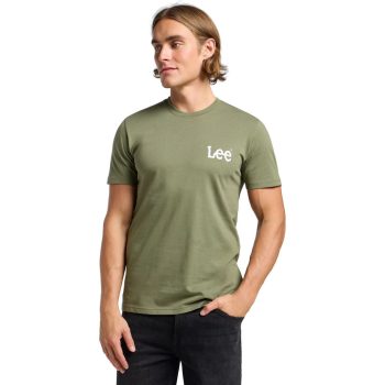 LEE MEDIUM WOBBLY TEE oliv Férfi póló